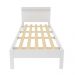 Cama de Solteiro CM8010 Para Colchão de 88cm Branca Tecnomobili