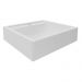 Cuba Pia Quadrada para Banheiro Branca 40x10x38cm BN3600 Tecnomobili