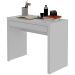 Escrivaninha Mesa de Escritório 90 cm 1 Gaveta Branco