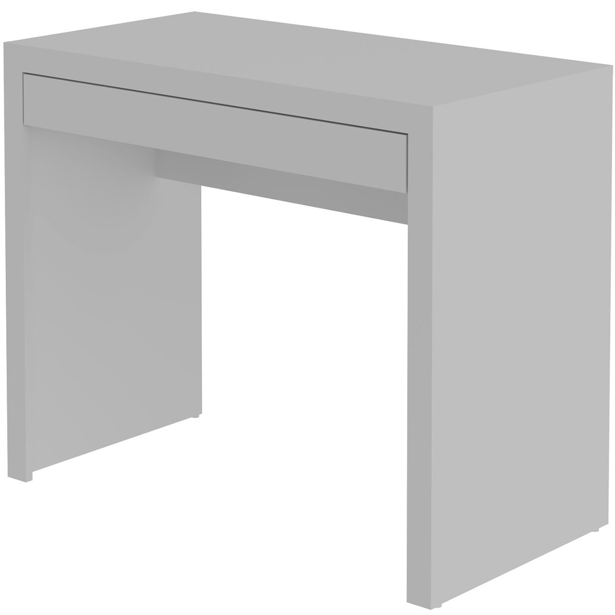Escrivaninha Mesa de Escritório 90 cm 1 Gaveta Branco