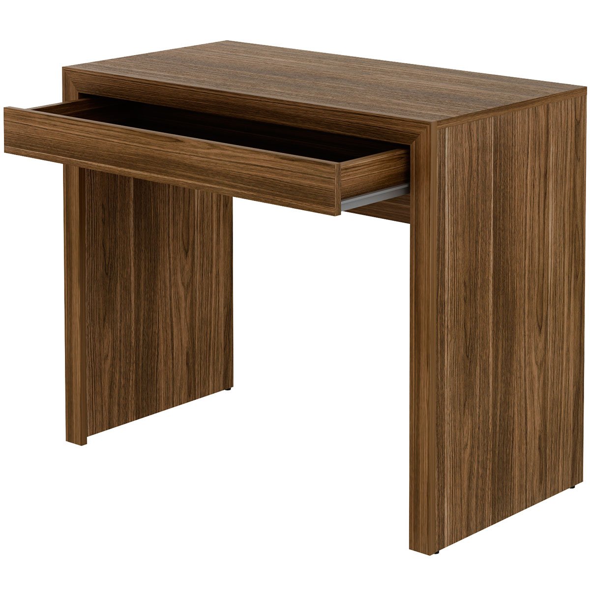 Escrivaninha Mesa de Escritório 90 cm 1 Gaveta Nogal