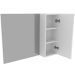Espelheira para Banheiro 80 cm com 1 Porta Marina Branco
