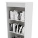 Estante Armário Alta Livreiro Multiuso Office 4 Prateleiras Branco