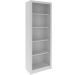 Estante Armário Alta Livreiro Multiuso Office 5 Prateleiras Branco