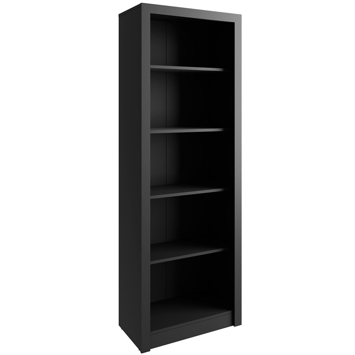 Estante Armário Alta Livreiro Multiuso Office 5 Prateleiras Preto