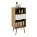 Estante Baixa Natural/Off White