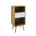 Estante Baixa Natural/Off White