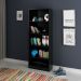 Estante Multiuso Gamer Livreiro Office 5 Prateleiras Preto