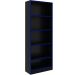 Estante Multiuso Gamer Livreiro Office 5 Prateleiras Preto/Azul