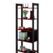 Estante Multiuso Gamer Livreiro Office 5 Prateleiras Preto/Vermelho