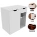 Gabinete de Banheiro 60 cm 1 Porta 1 Gaveta Romana Branco