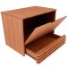 Gabinete de Banheiro 60 cm 1 Porta 1 Gaveta Sâmia Amêndoa