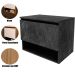 Gabinete de Banheiro 60 cm 1 Porta e Nicho Valente Mármore Lunar