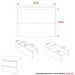 Gabinete de Banheiro 60 cm 2 Gavetas com Cuba Joana Branco
