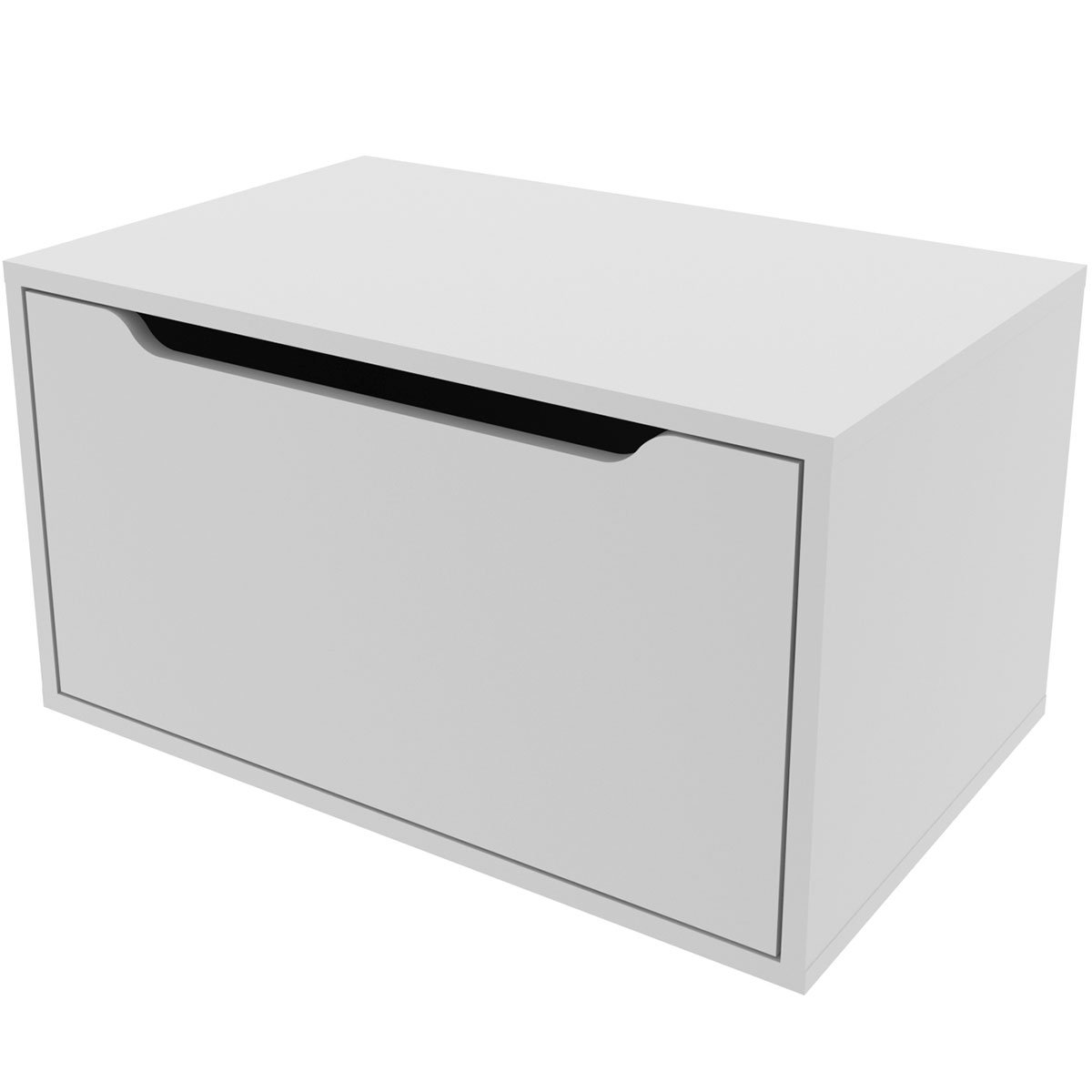 Gabinete de Banheiro 60 cm com 1 Porta Basculante Branco