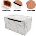 Gabinete de Banheiro 60 cm com 1 Porta Basculante Mármore Branco
