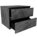 Gabinete de Banheiro 60 cm com 2 Gavetas Joana Mármore Lunar