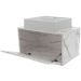 Gabinete de Banheiro 60 cm com Cuba e 1 Porta Basculante Mármore Branco
