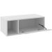 Gabinete de Banheiro 80 cm com 1 Porta e Nicho Branco