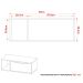Gabinete de Banheiro 80 cm com 1 Porta e Nicho Branco