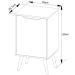 Gabinete para Banheiro 45 cm com 1 Porta Retrô  Amêndoa