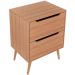 Gabinete para Banheiro 60 cm 2 Gavetas Robin Amêndoa