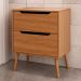 Gabinete para Banheiro 60 cm 2 Gavetas Robin Amêndoa