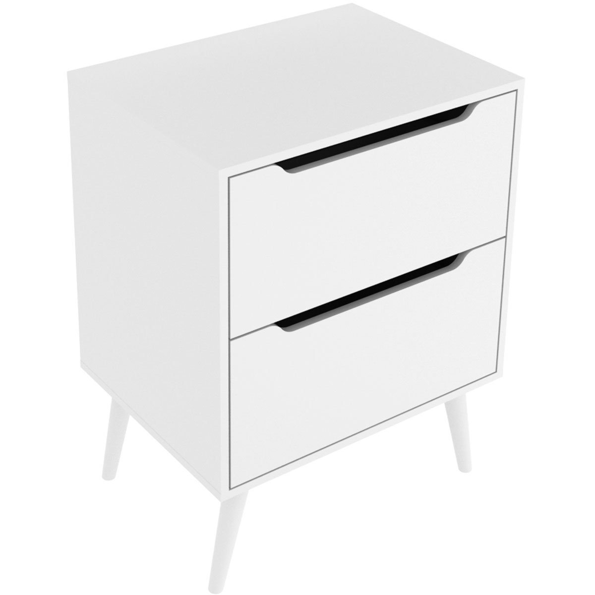 Gabinete para Banheiro 60 cm 2 Gavetas Robin Branco