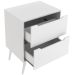 Gabinete para Banheiro 60 cm 2 Gavetas Robin Branco