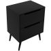 Gabinete para Banheiro 60 cm 2 Gavetas Robin Preto