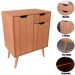 Gabinete para Banheiro 60 cm 2 Portas 1 Gaveta Meire Amêndoa