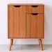 Gabinete para Banheiro 60 cm 2 Portas 1 Gaveta Meire Amêndoa
