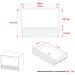 Kit Gabinete e Espelheira de Banheiro 60 cm Sâmia Amêndoa