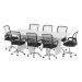 Mesa De Reunião Para Escritório 220x100cm Me4190 Branco