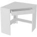 Mesa Escrivaninha de Canto para Escritório 1 Gaveta Branco