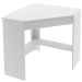 Mesa Escrivaninha de Canto para Escritório 1 Gaveta Branco