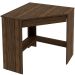 Mesa Escrivaninha de Canto para Escritório 1 Gaveta Nogal