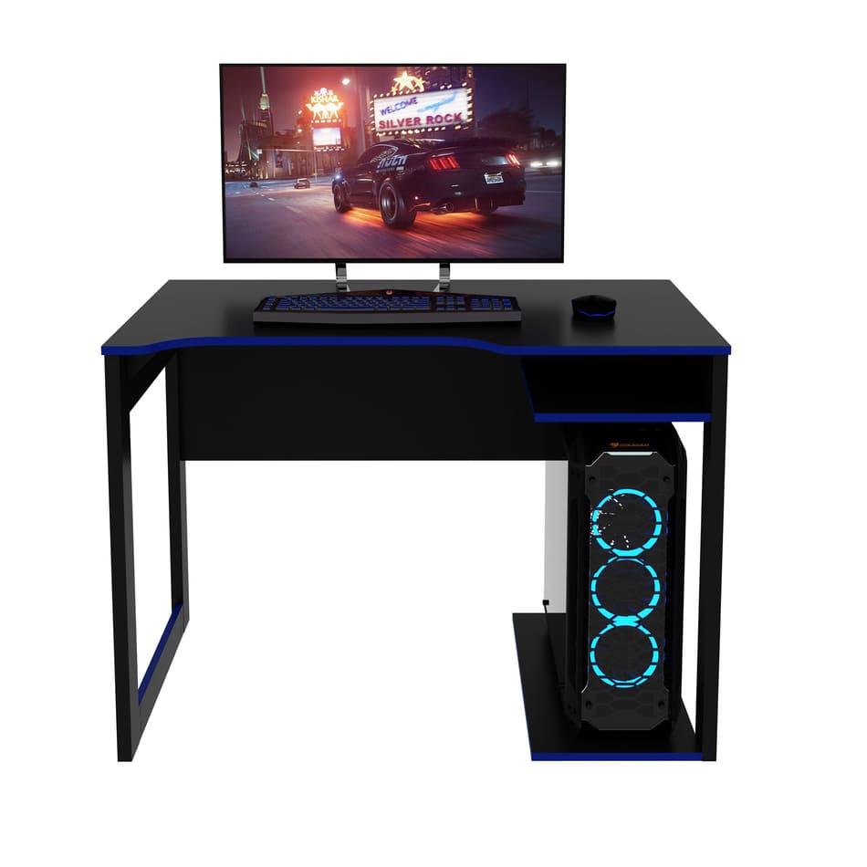 Mesa Gamer Preto/Azul