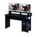 Mesa Gamer Preto/Azul