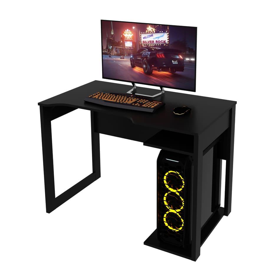 Mesa Gamer Preto/Preto