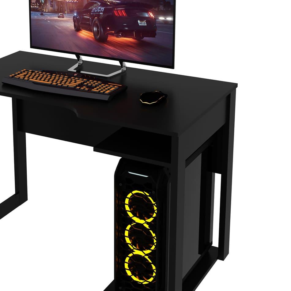 Mesa Gamer Preto/Preto