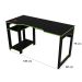 Mesa Gamer com Espaço para 2 Monitores e para CPU ME4152  Preto/Verde