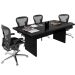 Mesa de Reunião para Escritório Grande Preto