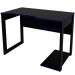 Mesa para Computador Escrivaninha Gamer  Preto/Azul