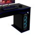 Mesa para Computador Escrivaninha Gamer  Preto/Azul