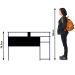 Mesa para Computador Gamer Espaço para 2 Monitores e CPU Preto/Verde
