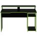 Mesa para Computador Gamer Espaço para 2 Monitores e CPU Preto/Verde