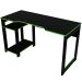 Mesa para Computador Gamer Espaço para 2 Monitores e CPU Preto/Verde