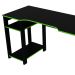 Mesa para Computador Gamer Espaço para 2 Monitores e CPU Preto/Verde