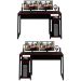 Mesa para Computador Gamer Espaço para 2 Monitores e CPU Preto/Vermelho